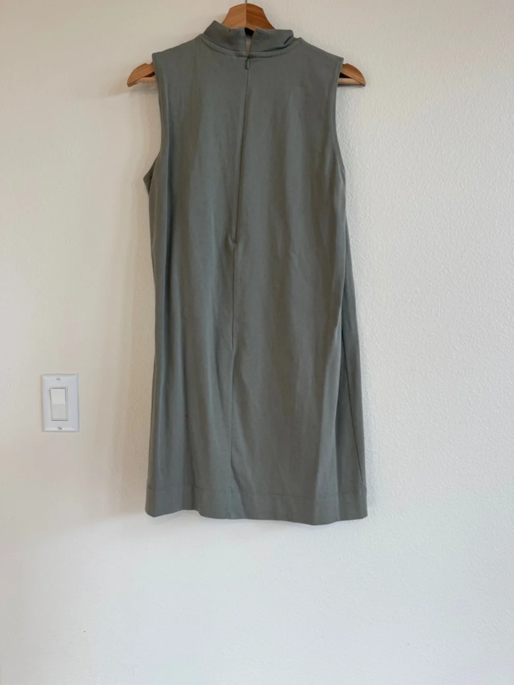 Nike Green Sleeveless Mock Neck Sheath Dress